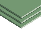 Lamina gypsum 12mm 1.22x2.44 verde rh