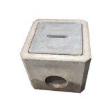 Caja de registro cuadrada 45x45 con tapa
