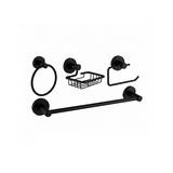 Accesorios para baño negro mate