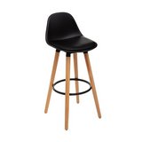 Silla para bar  de 39.5 x 42.5 x 92.5 cm negro maxon
