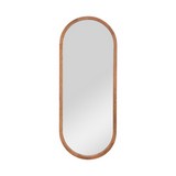 Espejo decorativo de madera 90x35 cm marron gianni