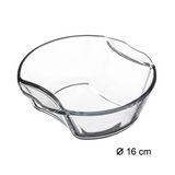 Pyrex de vidrio redondon 15x5.5 cm transparente