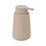 Dispensador para jabon de ceramica 14.8 cm lino beige