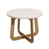 Mesa auxiliar color blanco 59 x 59 x 46.5 cm