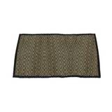 Individual de yute/algodon 45x30 cm negro