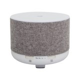 Difusor de aromas en forma de tambor blanco con gris