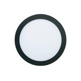 Panel led rd empotrar 15w 6500k aro negro