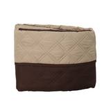 Cobertor reversible para sillón mediano café y beige