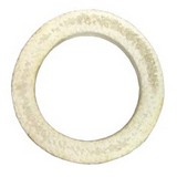 Empaque tortuga 3x4x1/2 asbesto blanco