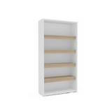 Mueble librera 5 estantes blanco