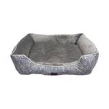 Cama para perro premium 61x51x20 cm gris