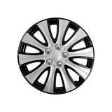 Copas para rin de carro 14 pulg (35 cm) silver black