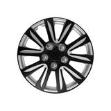 Copas para rin de carro 15 pulg (38 cm) silver black