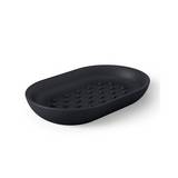 Jabonera para baño dish 13.82x2.54 cm negra