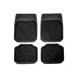 Alfombras para carro negra 4 piezas