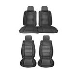 Forro para asiento decarro negro univerlsal 11 pzs