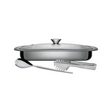 Asadera/cuchara/pinza para asar y servir 3 piezas