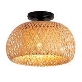 Lámpara de techo e27 40w tipo canasta natural 20cm