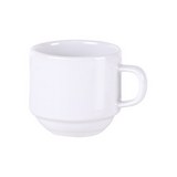 Taza ceramica 100 ml blanca paola