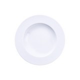 Plato porcelana redondo 23 cm blanco maria augusta