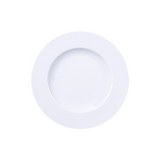 Plato porcelana redondo 21 cm blanco maria augusta