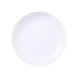 Plato porcelana hondo redondo 22 cm blanco