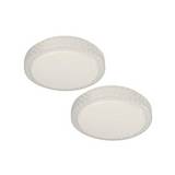 Lampara led techo blanco 12w 100-240v luz blanca 2pack