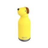 Botella acero inox 460 ml perro amarillo