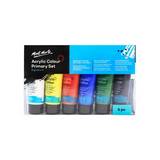 Pintura acrilica set 6 colores 50ml