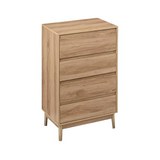 Organizador de madera 4 gavetas 60x40x107.3 cm