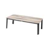 Mesa de centro 120x 60x39 cm grafito/beige