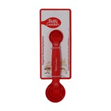 Cucharas para medir rojo 4 piezas