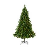 Árbol navideño de 1.52 m color verde con 170 luces led