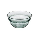 Bowl de vidrio para ensalada 16 cm verde