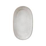 Plato ceramica ovalado 17.5x3.5x31.5 cm