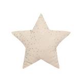 Cojín decorativo 40x3x40 cm estrella beige