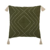 Cojin decorativo 45x10x45 cm verde