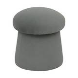 Banco de madera tipo hongo 37x40 cm verde celadon