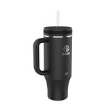 Taza termica con pajilla 1183 ml negro straw