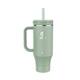 Taza termica con pajilla 1183 ml verde straw