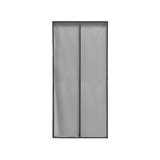 Mosquitera para puerta con cierre magnetico 1 x 2.20 m lona gris