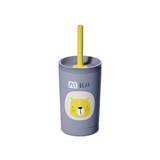 Vaso para niños de acero inoxidable gris 12 oz