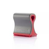 Cepillo para remover pelos de mascota color gris-rojo