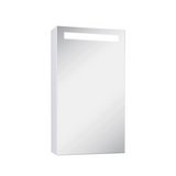 Gabinete con espejo y luz 40x14x70 cm