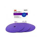 Disco de lija 6 in hookit morado p80c automotriz