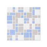 Piso ceramico antideslizante 33x33cm mosaico azul 1.33m2 12pz(precio por caja)