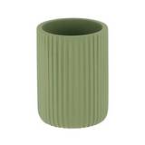 Porta cepillo de dientes plastico verde