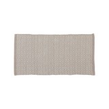 Alfombra para baño 45x90 cm beige con rombos