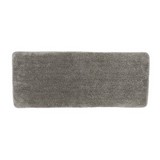 Alfombra para baño 50x120 cm microfibra gris oscuro