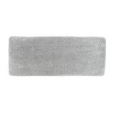 Alfombra para baño 50x120 cm microfibra gris claro